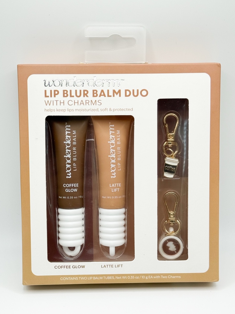 Coffee Lover Gift Set Tote, Lip Balm Duo, Charms & Bookmark NWT - Picture 3 of 13